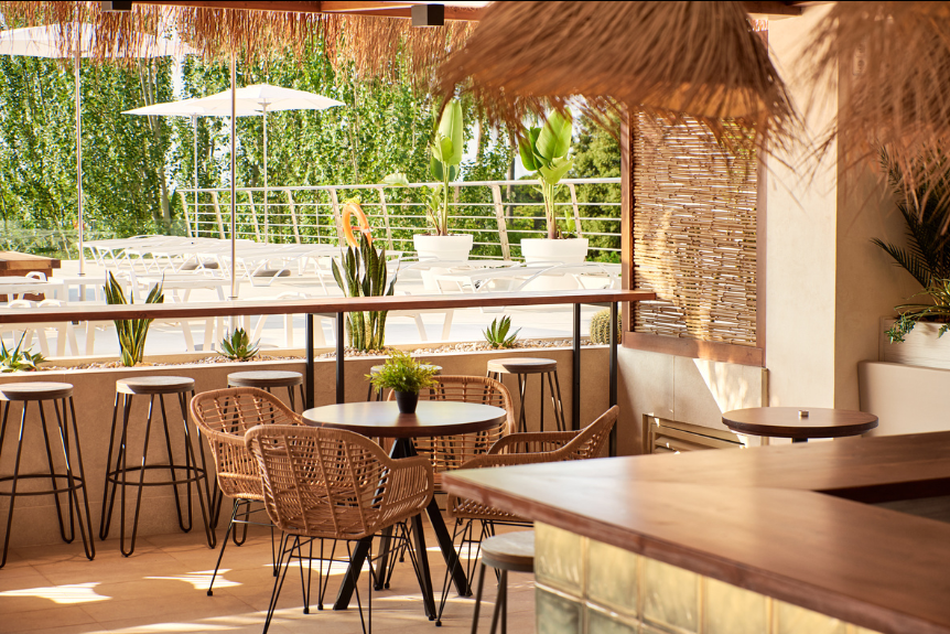 Luxe hotel vlakbij het strand